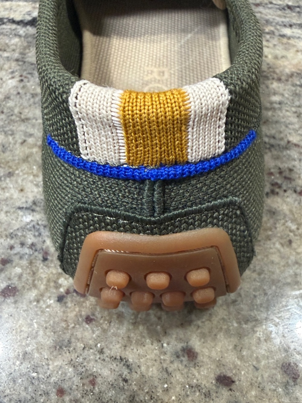 Rothy's Olive Green Women's Daily Driving Loafers - Picture 2 of 3
